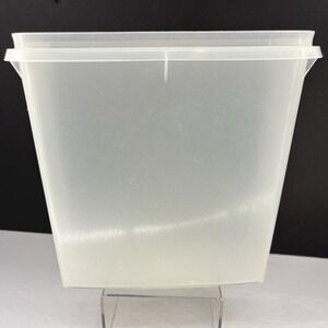 Vintage Tupperware Cereal Keeper 469-20 Sheer Clear 13 Cup Storage No Lid USA